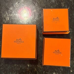 Hermès Orange Gift Boxes (3)